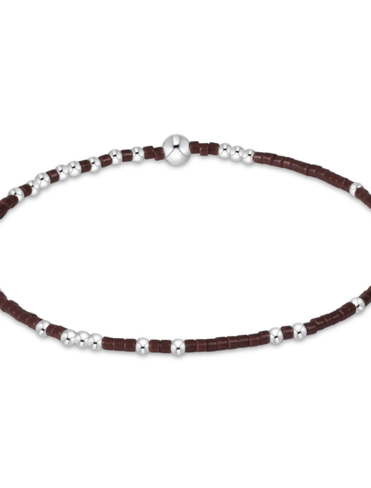 ENEWTON DESIGN Hope Unwritten Bracelet in Chocolate/Silver