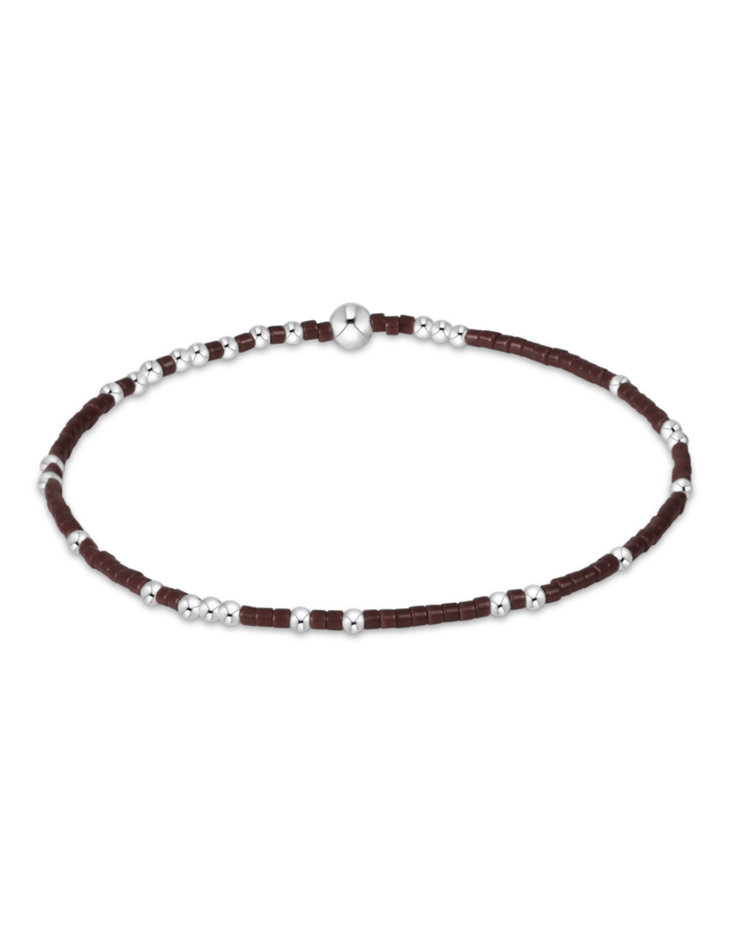ENEWTON DESIGN Hope Unwritten Bracelet in Chocolate/Silver