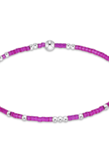 ENEWTON DESIGN Hope Unwritten Bracelet in Fuchsia/Silver