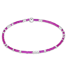 ENEWTON DESIGN Hope Unwritten Bracelet in Fuchsia/Silver