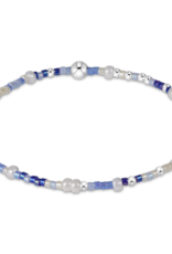 ENEWTON DESIGN Hope Unwritten Bracelet in Is A Smurf's Butt Blue?/Silver