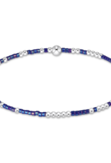 ENEWTON DESIGN Hope Unwritten Bracelet in Blue Metallic/Silver