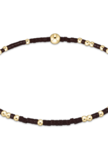 ENEWTON DESIGN Hope Unwritten Bracelet in Chocolate/Gold