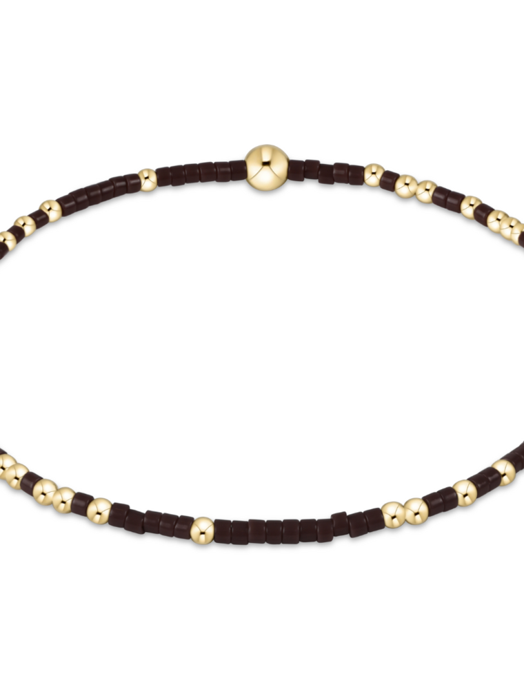 ENEWTON DESIGN Hope Unwritten Bracelet in Chocolate/Gold