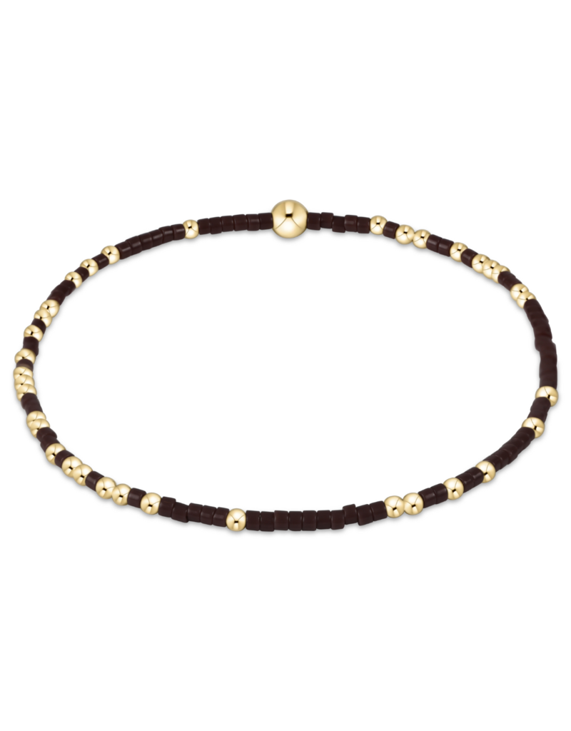ENEWTON DESIGN Hope Unwritten Bracelet in Chocolate/Gold