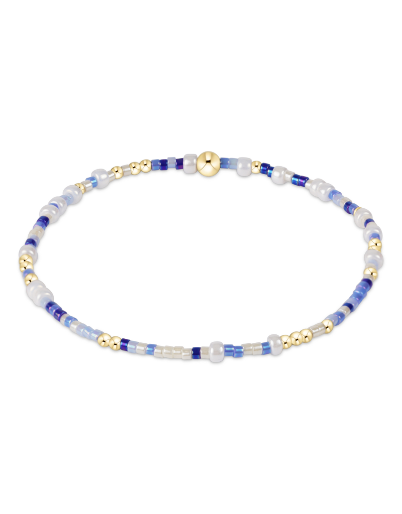 ENEWTON DESIGN Hope Unwritten Bracelet in Is A Smurf's Butt Blue?/Gold