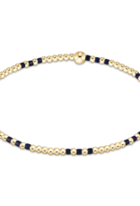 ENEWTON DESIGN Hope Joy 2mm Bead Bracelet in Matte Navy/Gold