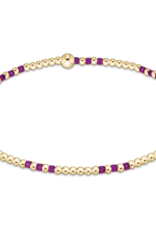 ENEWTON DESIGN Hope Joy 2mm Bead Bracelet in Fuchsia/Gold