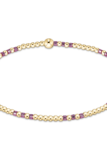 ENEWTON DESIGN Hope Joy 2mm Bead Bracelet in Pink Metallic/Gold