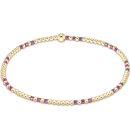 ENEWTON DESIGN Hope Joy 2mm Bead Bracelet in Pink Metallic/Gold