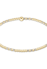 ENEWTON DESIGN Hope Joy 2mm Bead Bracelet in Milkshake/Gold