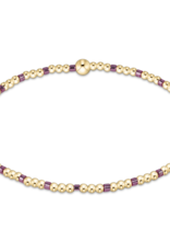 ENEWTON DESIGN Hope Sincerity 2mm Bead Bracelet in Pink Metallic/Gold