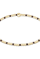 ENEWTON DESIGN Hope Sincerity 2mm Bead Bracelet in Chocolate/Gold
