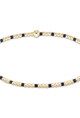ENEWTON DESIGN Hope Sincerity 2mm Bead Bracelet in Matte Navy/Gold