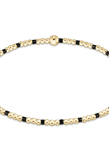ENEWTON DESIGN Hope Sincerity 2mm Bead Bracelet in Onyx/Gold