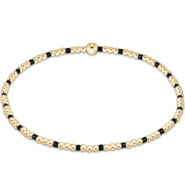 ENEWTON DESIGN Hope Sincerity 2mm Bead Bracelet in Onyx/Gold
