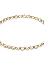 ENEWTON DESIGN Hope Grateful 2mm Bead Bracelet in Milkshake/Gold