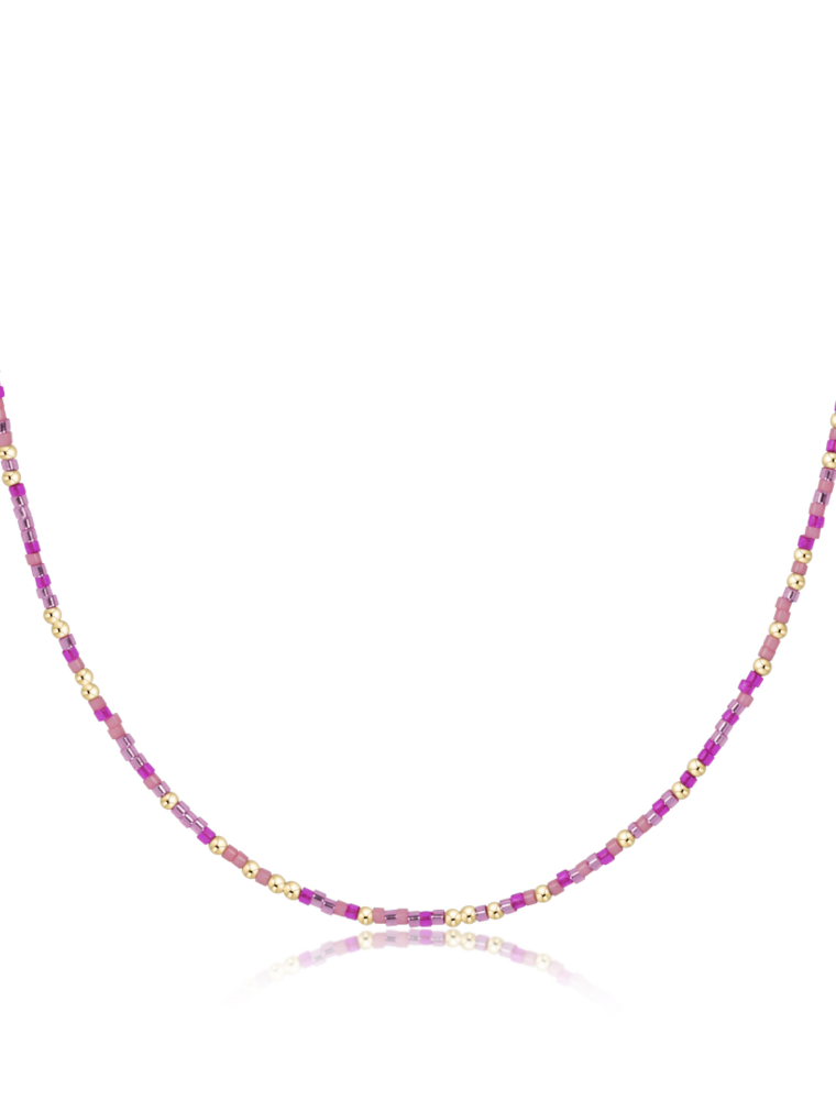 ENEWTON DESIGN Hope Unwritten 15" Choker Necklace in Back To The Fuchsia/Gold