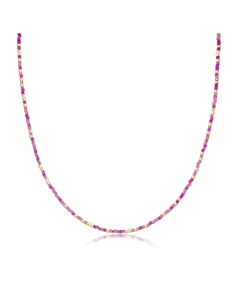 ENEWTON DESIGN Hope Unwritten 15" Choker Necklace in Back To The Fuchsia/Gold