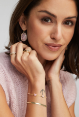 KENDRA SCOTT DESIGN Daphne Gold Pave Frame Drop Earrings