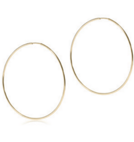 ENEWTON DESIGN Endless 2" Hoop Earrings in Gold