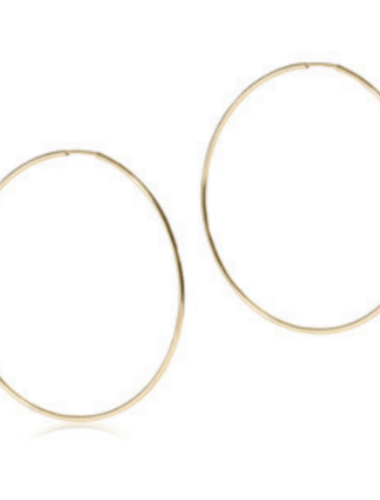 ENEWTON DESIGN Endless 2" Hoop Earrings in Gold