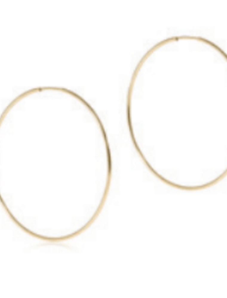 ENEWTON DESIGN Endless 1.25" Hoop Earrings in Gold