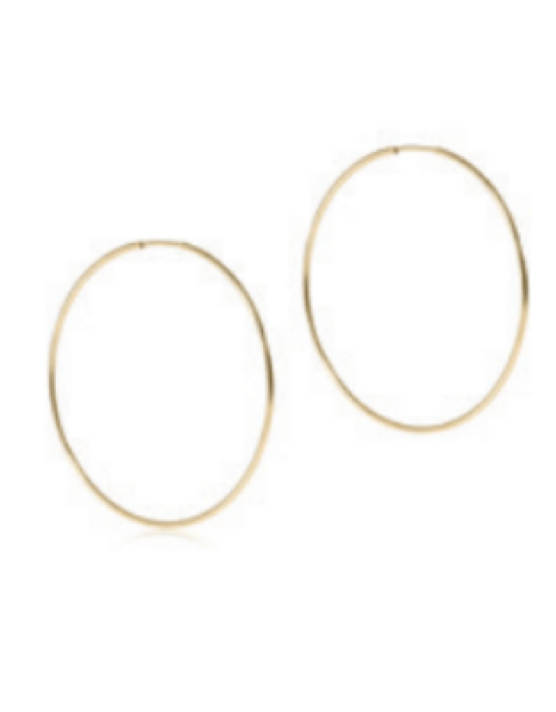 ENEWTON DESIGN Endless 1.25" Hoop Earrings in Gold