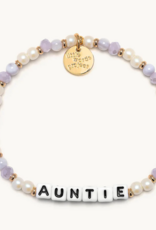 LITTLE WORDS PROJECT Auntie Bracelet - Lavender Mist