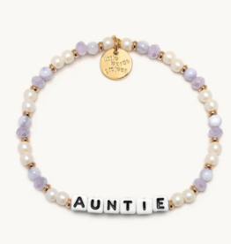 LITTLE WORDS PROJECT Auntie Bracelet - Lavender Mist