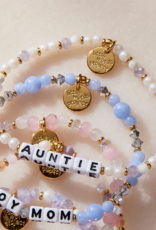 LITTLE WORDS PROJECT Auntie Bracelet - Lavender Mist