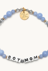 LITTLE WORDS PROJECT Boy Mom Bracelet - Blue Dynamite