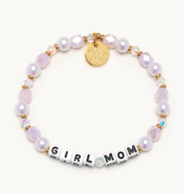 LITTLE WORDS PROJECT Girl Mom Bracelet - Blush Elegance