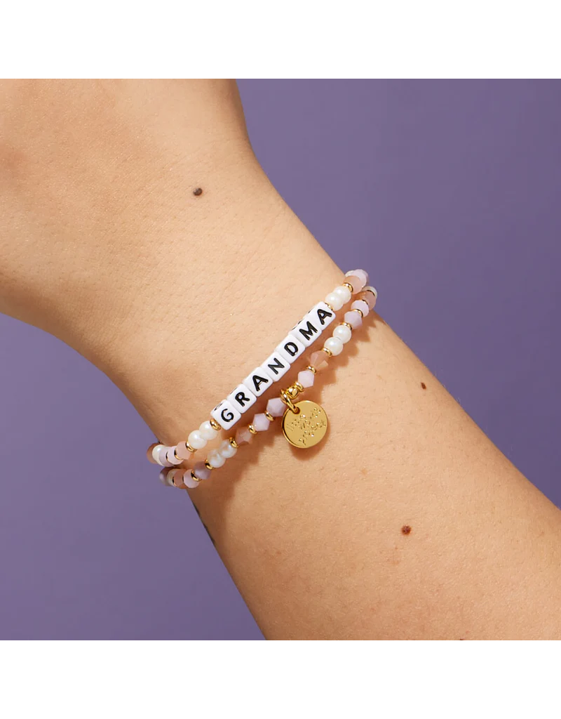LITTLE WORDS PROJECT Grandma Bracelet - Peachy Love