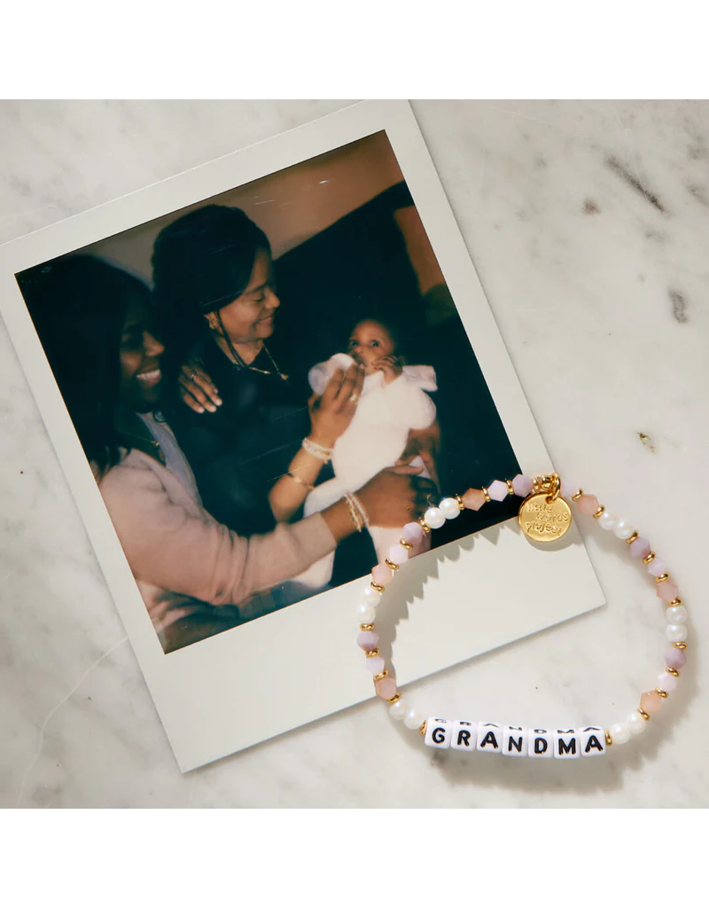 LITTLE WORDS PROJECT Grandma Bracelet - Peachy Love