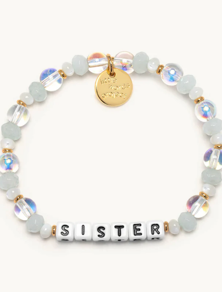 LITTLE WORDS PROJECT Sister Bracelet - Calm Water