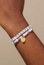 LITTLE WORDS PROJECT #1 Teacher Bracelet - Top Of The Class LITTLE WORDS PROJECT #1 Teacher Bracelet - Top Of The Class