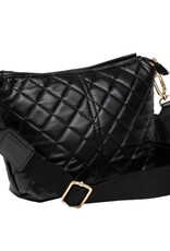 SCOUT Emily Crossbody Bag in Black Quilted