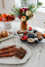 NORA FLEMING Pinstripes Pretty Platter