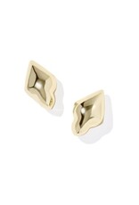 KENDRA SCOTT DESIGN Adeline Gold Metal Stud Earrings