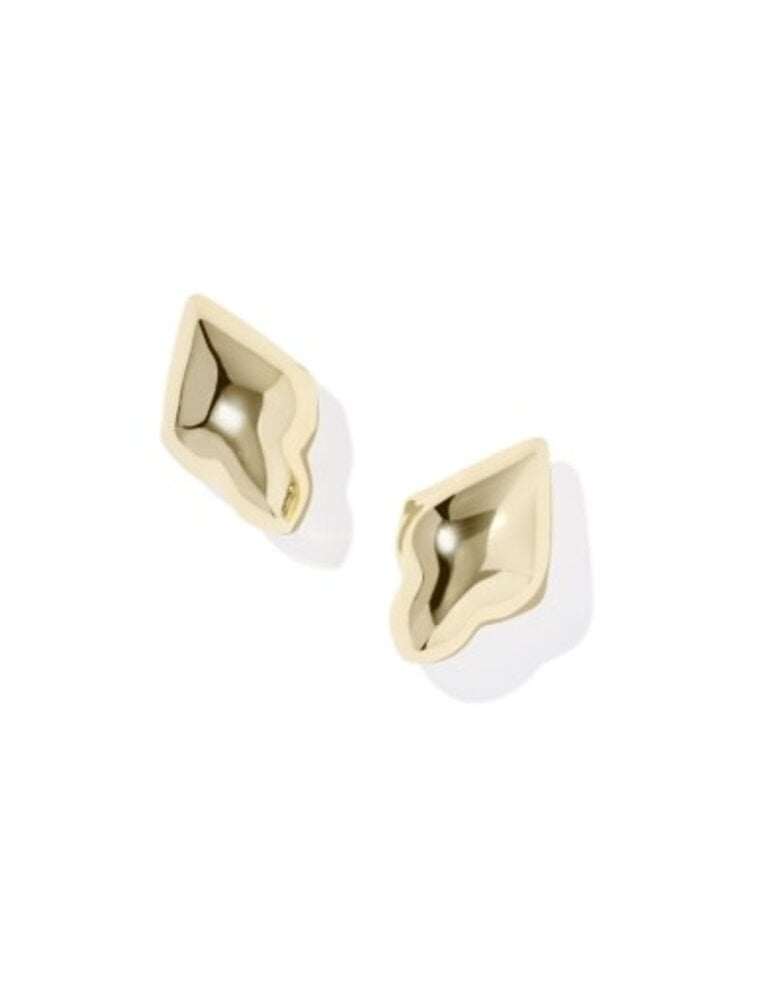 KENDRA SCOTT DESIGN Adeline Gold Metal Stud Earrings
