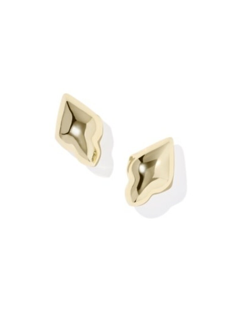 KENDRA SCOTT DESIGN Adeline Gold Metal Stud Earrings