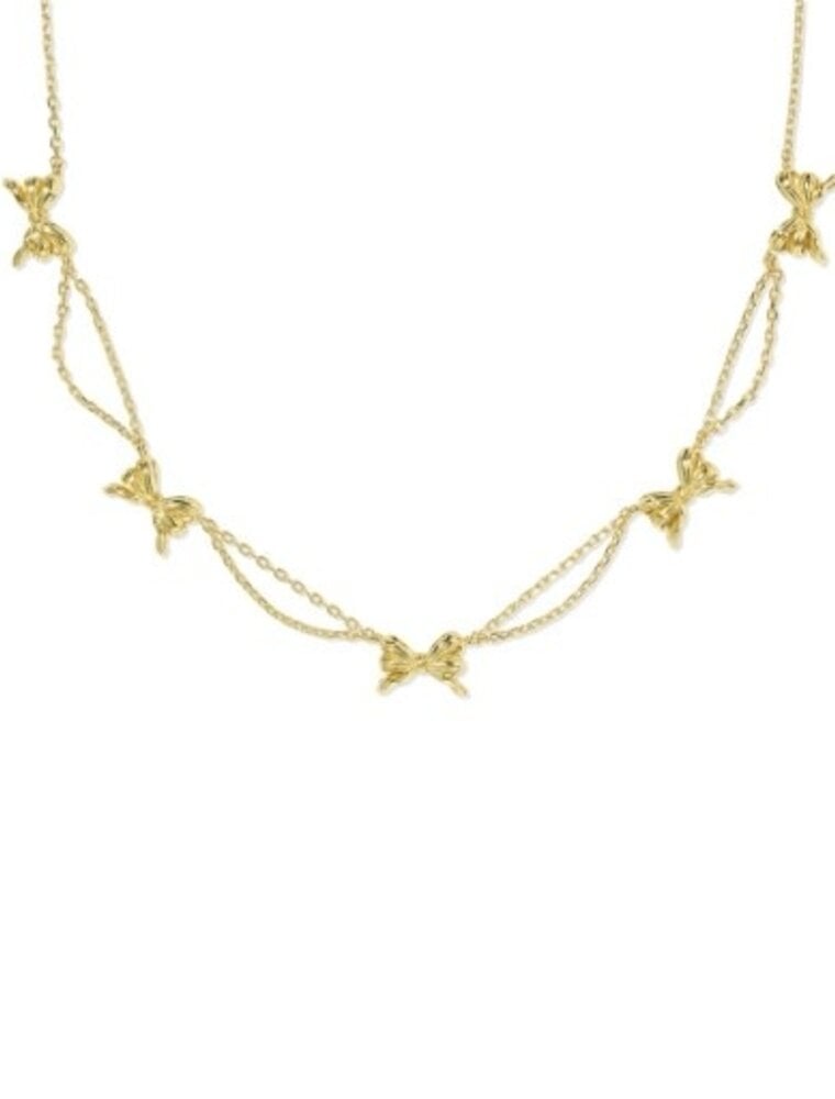 KENDRA SCOTT DESIGN Bow Strand Necklace in Gold