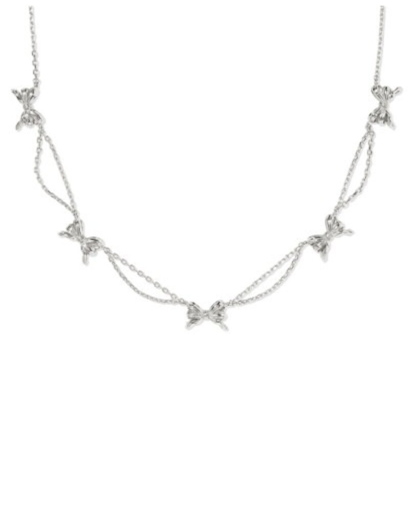 KENDRA SCOTT DESIGN Bow Strand Necklace in Silver