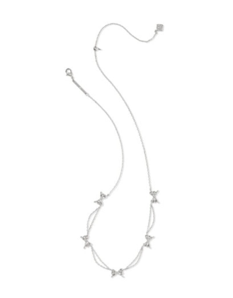 KENDRA SCOTT DESIGN Bow Strand Necklace in Silver