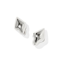 KENDRA SCOTT DESIGN Adeline Silver Metal Stud Earrings