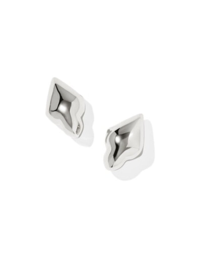 KENDRA SCOTT DESIGN Adeline Silver Metal Stud Earrings