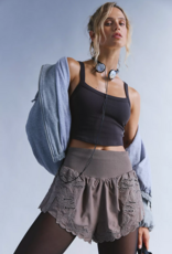 FREE PEOPLE MOVEMENT All Clear Solid Cami in Chocolate