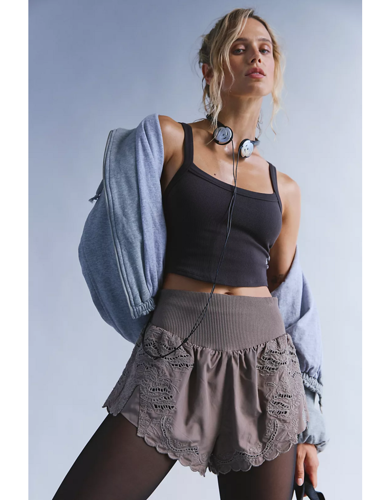 FREE PEOPLE MOVEMENT All Clear Solid Cami in Chocolate