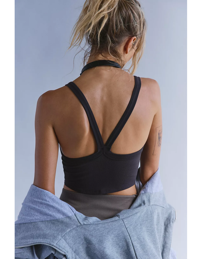 FREE PEOPLE MOVEMENT All Clear Solid Cami in Chocolate